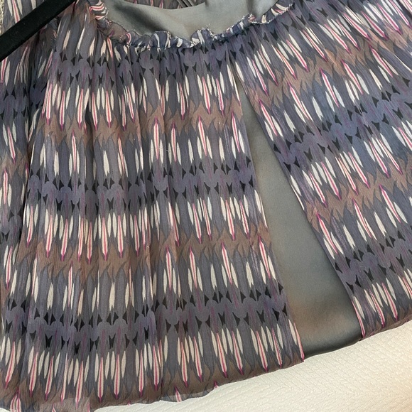 🖤Development By Erica Davies Patterned Silk Dress - Picture 2 of 12